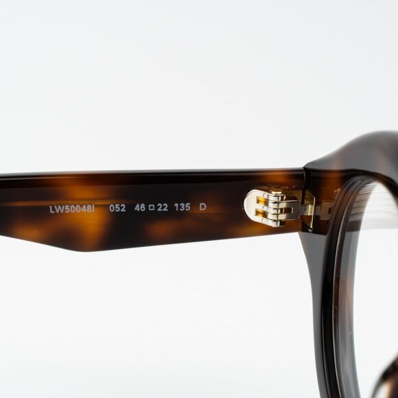 NEW Loewe LW50048I CURVY 052 Shiny Dark Havana Round Unisex Eyeglasses - Picture 8 of 10